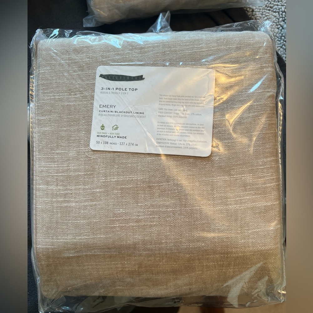 Pottery Barn Emery Blackout Curtains